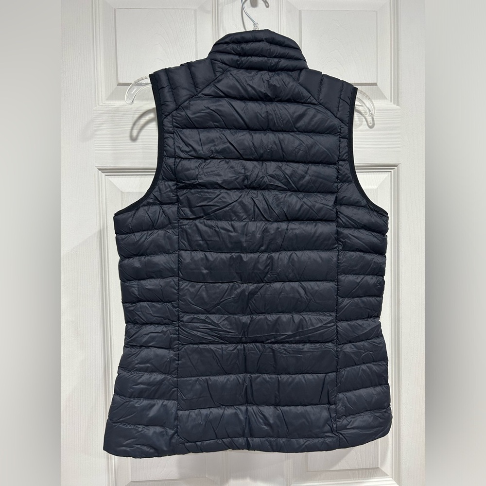 Patagonia Women's Large Down Sweater Vest Puffer Puff Black NWT Insulated Goose - Picture 3 of 6